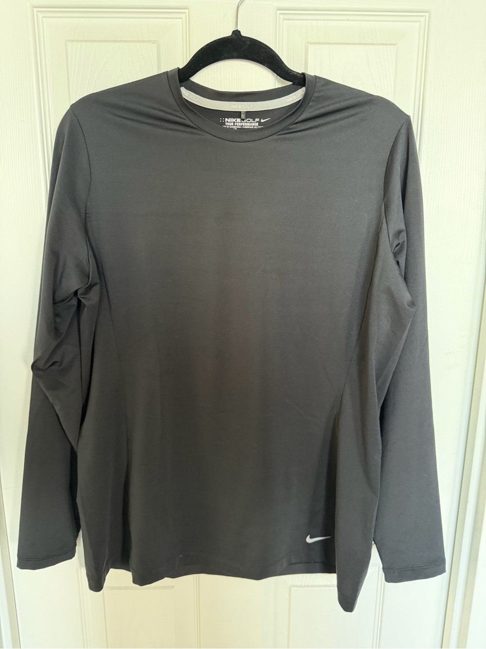 Nike Golf Dry Fit Long Sleeve  - Black